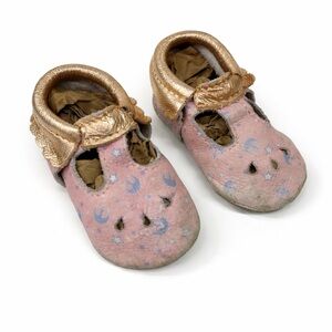 Freshly Picked 5 (7c) Star Wars moccasins scallop 0233 rose gold pink